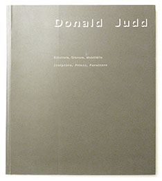 Donald Judd Sclupture Prints Furniture