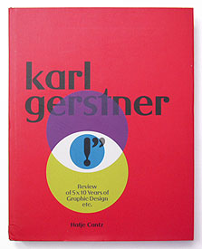Karl Gerstner: Review of 5x10 Years of Graphic Design etc.
