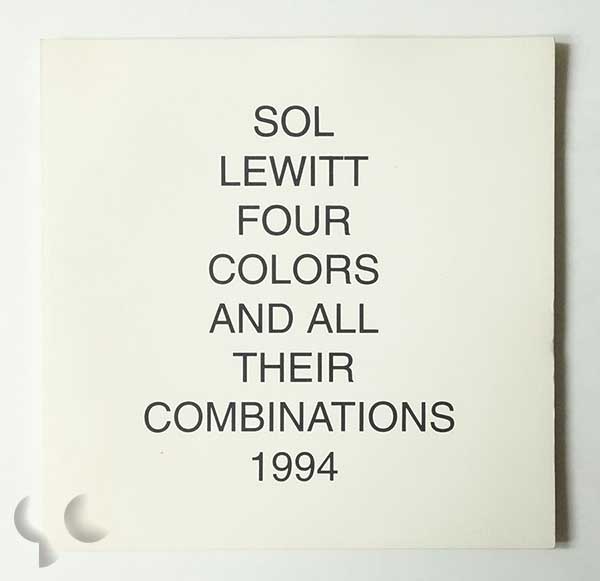 Four colors and all their combinations | Sol LeWitt