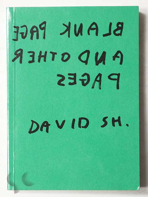 Blank Page and Other Pages | David Shrigley