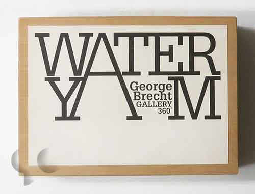 Water Yam (Japanese ed. by Gallery 360 Degrees) | George Brecht