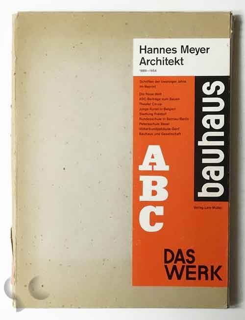 Hannes Meyer Architekt 1889-1954