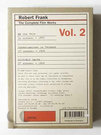 Robert Frank The Complete Film Works Vol.2
