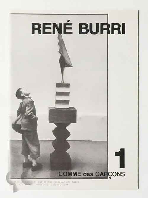 RENE BURRI Comme des Garçons 2012 Booklet Flyer 1