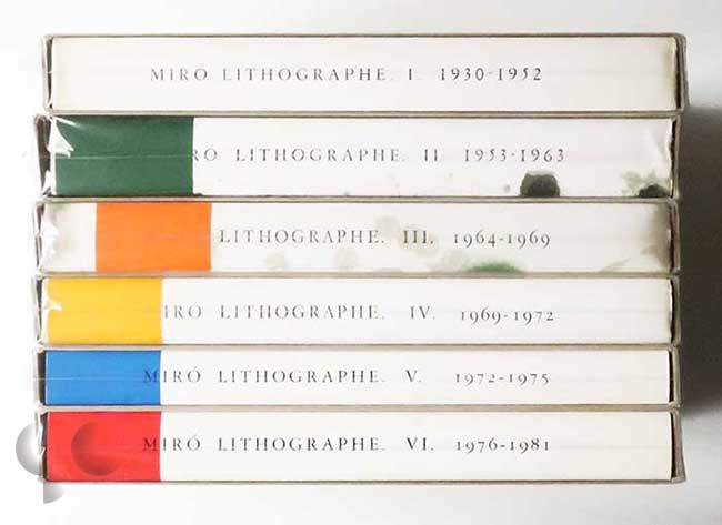 Joan Miró Lithographe I-VI 6 volumes