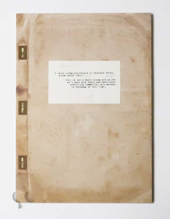 A carte album attributed to Shimooka Renjo, album dated 1865-1868 下岡蓮杖