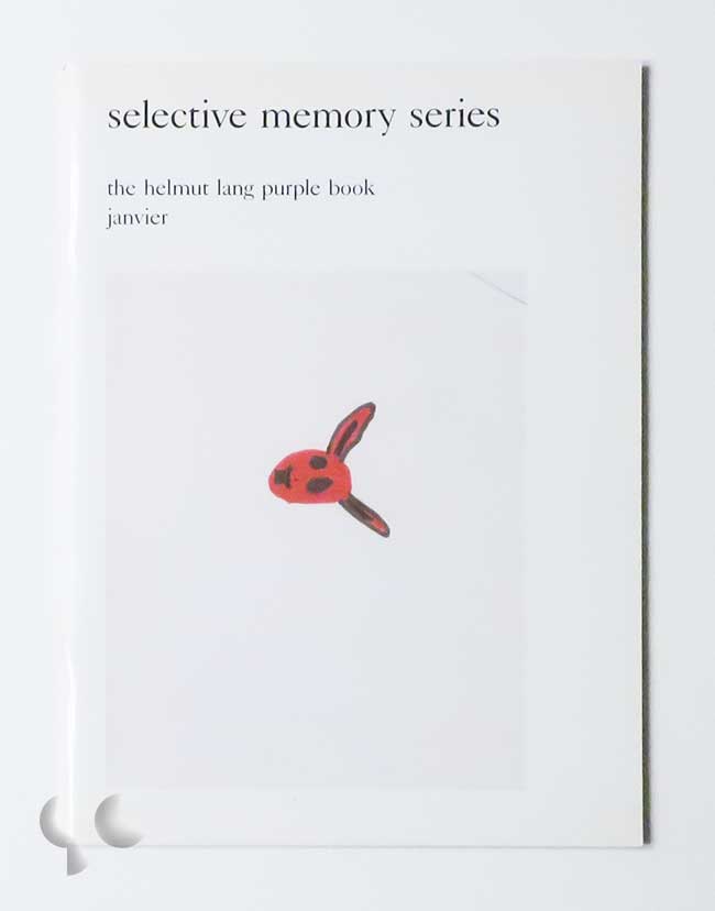 selective memory series: the helmut lang purple book janvier